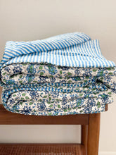 Load image into Gallery viewer, Kantha Throw Blanket